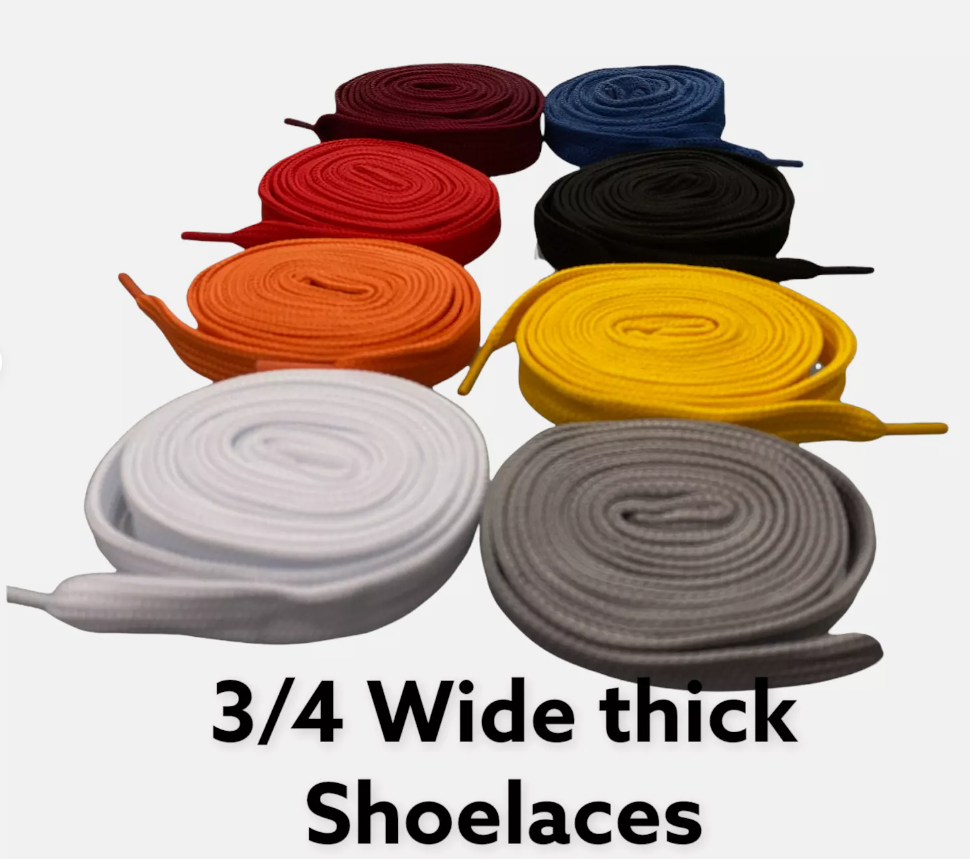 3/4" Wide Tubular Laces